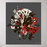 De joker - 4 Azen die de Duivel van het Hart aftap Posters