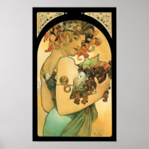 De Jugendstil ~ van het Fruit van Alphonse Mucha (