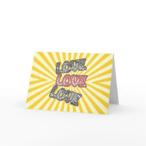 De Kaart van de Groet van de Liefde van de Liefde 