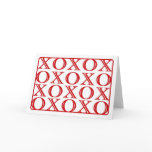 De Kaart van de VALENTIJNSKAART XOXO