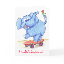 De Kaart van de Valentijnskaarten van de olifant z