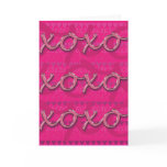 de Kaart van de xoxoValentijnskaart