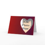 De Kaart van het Kader van de Foto van de valentij