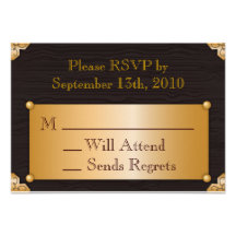 De Kaart van Steampunk RSVP Uitnodiging