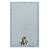 De Katten van het huwelijk - Aqua Aangepast Briefpapier