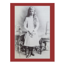 De Keizerin van de KLEINDOCHTER Elisabeth - Sissi  Wenskaart