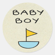 de kleine wobblies jongen van het stickersbaby