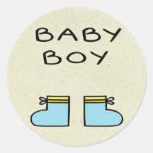 de kleine wobblies jongen van het stickersbaby