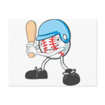 De koele Cartoon van het Beslag van het Honkbal