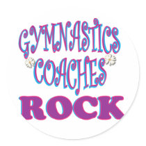 De koele Gymnastiek traint de Giften van de Rots Stickers