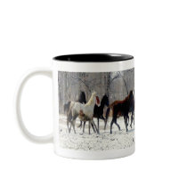 DE KOP VAN WILD PAARDEN KOFFIE BEKER