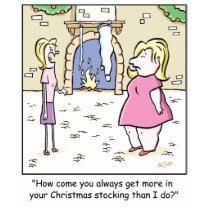 De Kousen van de Cartoon van Kerstmis