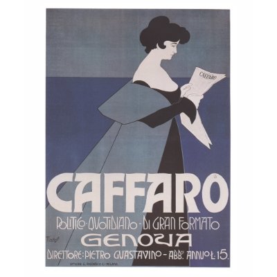 De Krant Caffaro van de Jugendstil ~ door ArtNouveauDaz