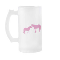 De Kussen van het paard (DK. Roze) Koffie Mok