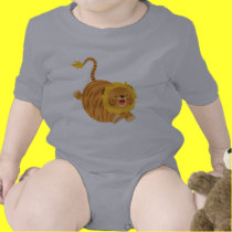 De leuke Klimplant van het Baby van Bouncy Liger v t-shirts