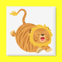 De leuke Magneet van Bouncy Liger van de Cartoon magneten