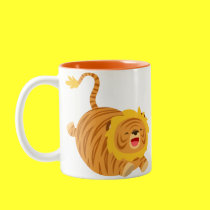 De leuke Mok van Bouncy Liger van de Cartoon mokken