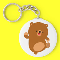 De leuke Verwaande Cartoon draagt Keychain sleutelhangers