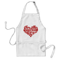 De Liefde van de Dag van valentijnskaarten Alle Wo Schort