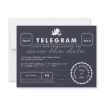 De moderne Kaart van het Telegram bewaart de Datum
