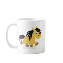 De Mok van de Cartoon van de Poney van het Hooglan