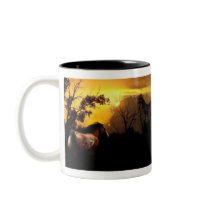 De Mok van de Hengst van de zonsondergang