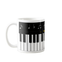 De Mok van de piano - personaliseer Naam