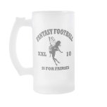 De Mok van het Bier van de Voetbal van de fantasie