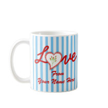 De Mokken van de Foto van de leuke Valentijnskaart