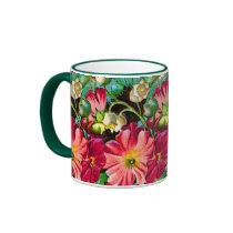 De mooie BloemenMok van de Valentijnskaarten van d