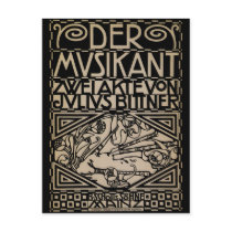 De musicus door: Koloman Moser 1909