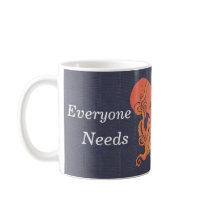 De octopus en Vreemd iedereen vergt een Omhelzing Koffie Bekers