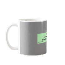 De ongeletterde vrije hulp van Wright vooraan Koffie Beker