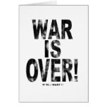De oorlog is over (versleten blik)