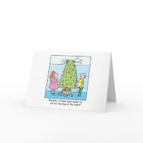 De Overmaatse Boom van de Cartoon van Kerstmis