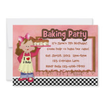 De Partij van het baksel voor de Uitnodiging van M