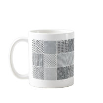De Patronen van het moiré 11 oz. mok