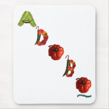 De Peper van de Spaanse peper van Adobo Muis Matten