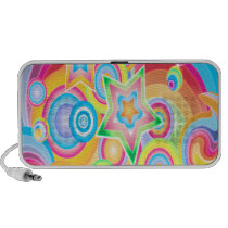 De psychedelische Retro Spreker van de Krabbel van