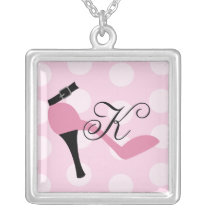 De Roze Schoen van het monogram