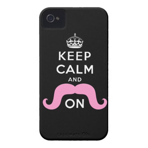 De roze Snor van het Stuur houdt Kalme iPhone 4 Ge Iphone 4 Case