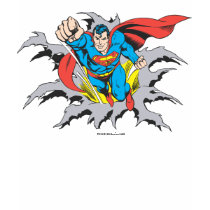 De Scheuren van de superman door