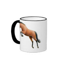 De springende Mok van de Bel van het Paard van de 