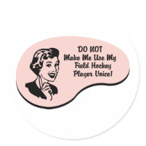 De Stem van de Speler van het hockey Stickers