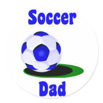 De Sticker van de Papa van het voetbal