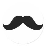 De Sticker van de snor