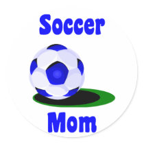 De Sticker van het Mamma van het voetbal