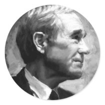 De sticker van Ron Paul basis