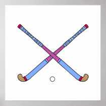De Stokken van het hockey Posters