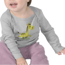 De T-shirt van de Illustratie van de giraf
